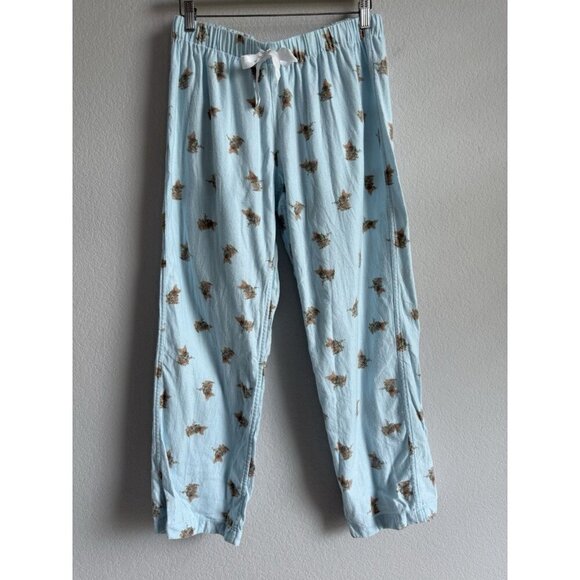 J.Crew Women’s Christmas‎ Holiday Dog Print Waist Tie Pajamas Pants Size Small - Picture 4 of 9